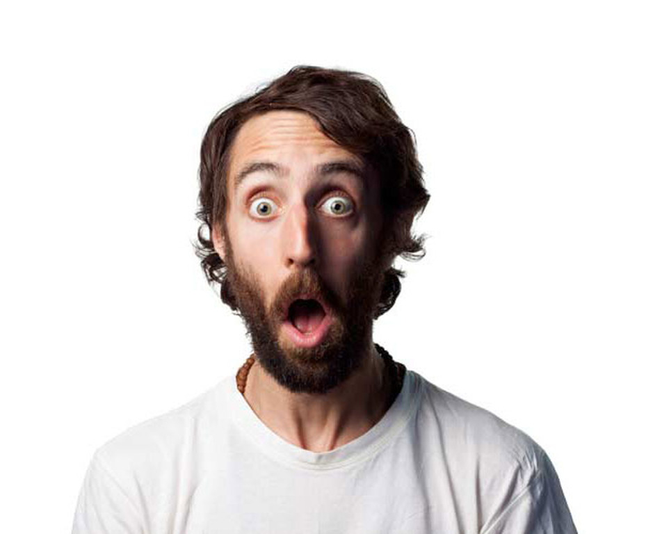shocked man