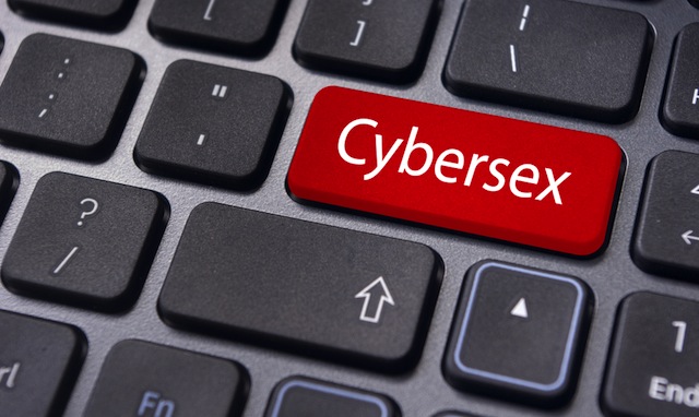 the word Cyber in the keyboard