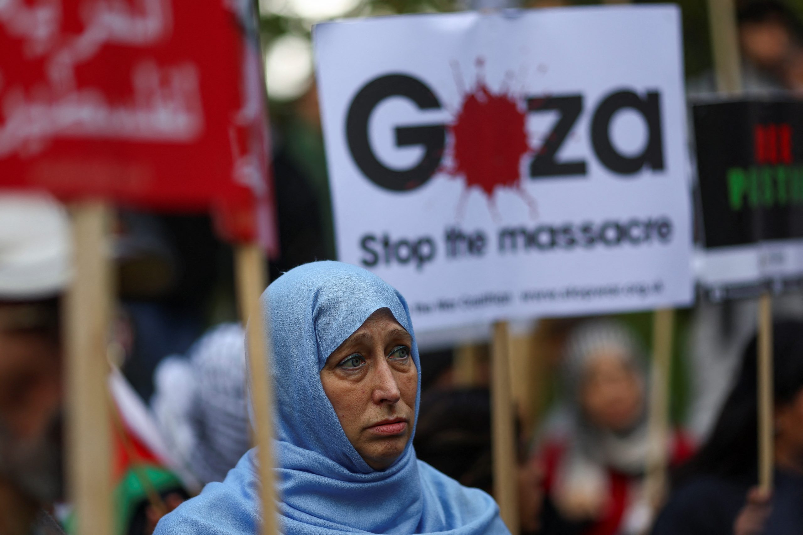 100,000 People Rally in London against Gaza War - About Islam